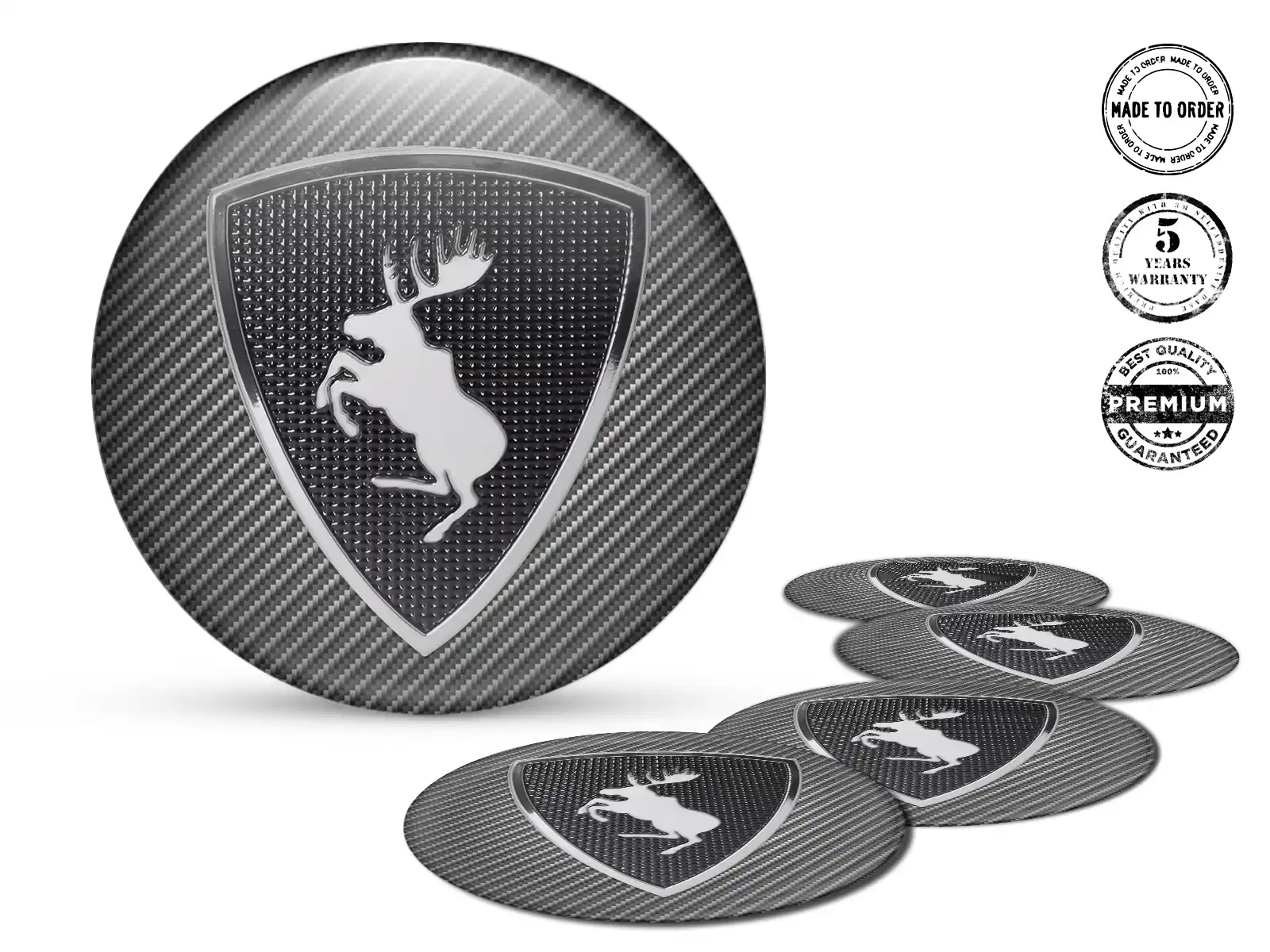 Volvo Insignias de Rueda Estilo Pegatinas de Epoxi Premium